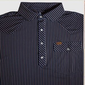 Iron Oak 🤠 “The Bradford” Pearl Snap Polo
